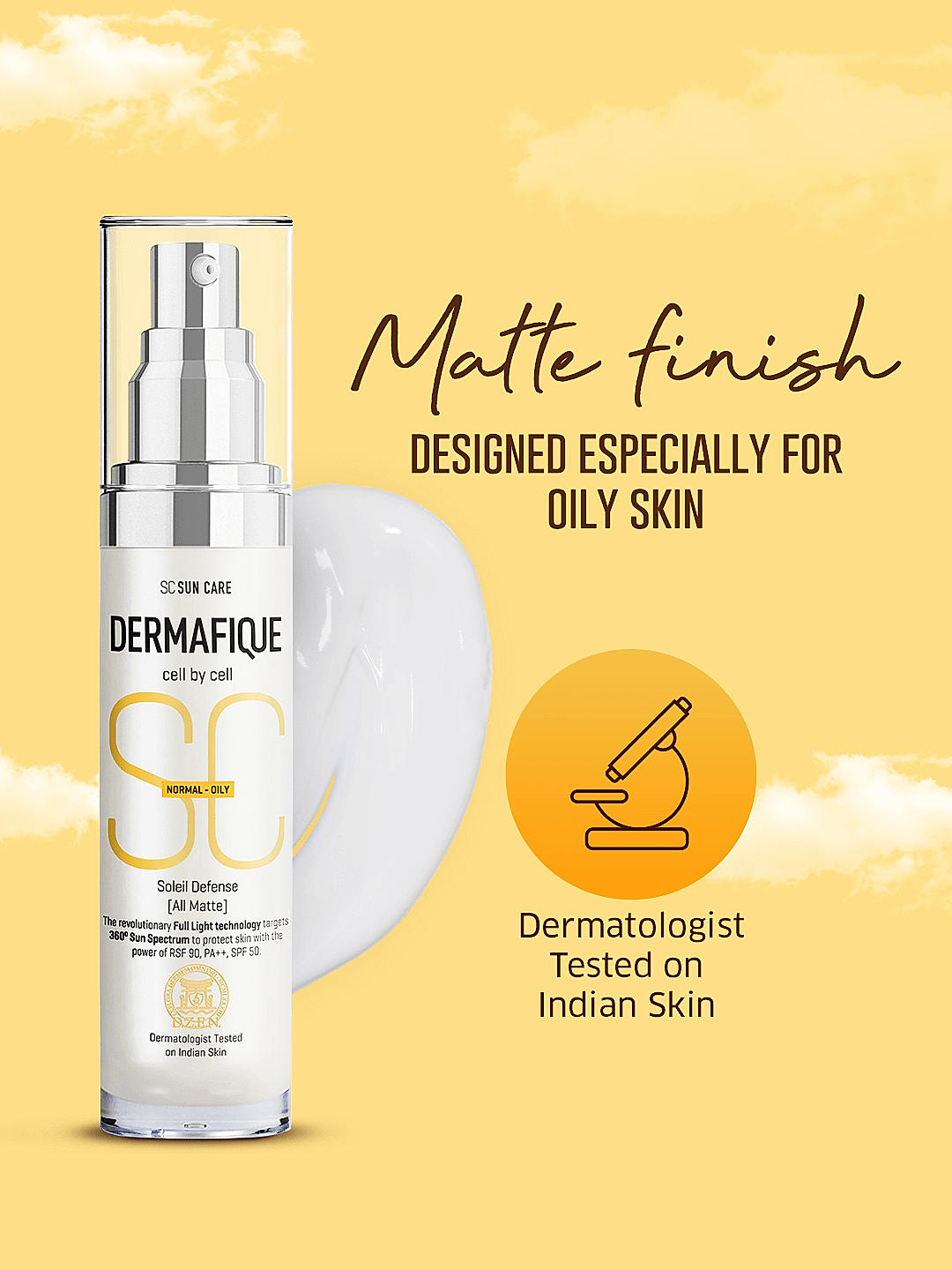 Soleil Defense All Matte SPF 50 Sunscreen for Normal To Oily Skin